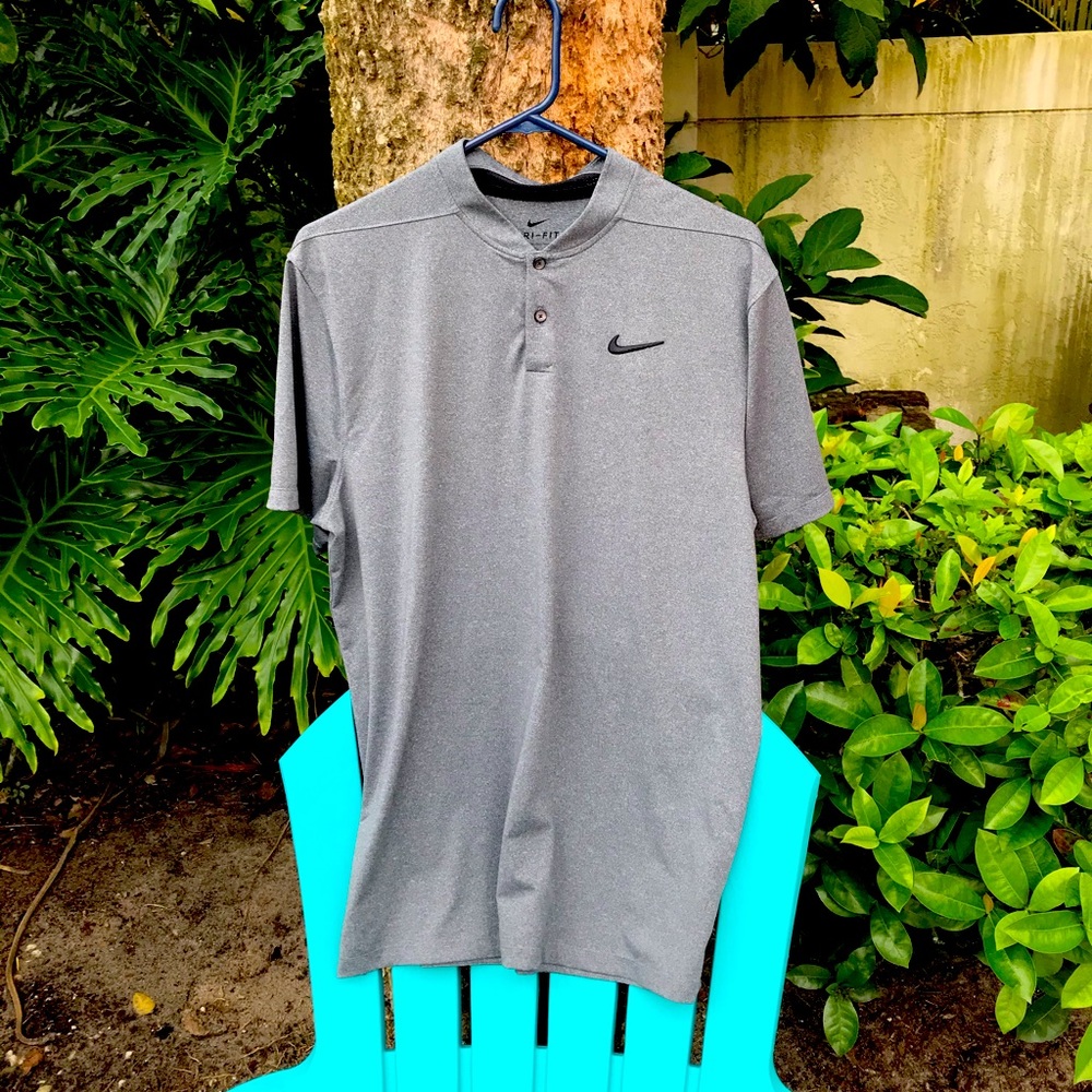 NIKE MENS DRI FIT SHORT SLEEVES M SHIRT - Picture 2 of 5
